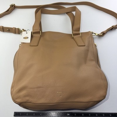 New Fossil Preston Shopper Beige NWT