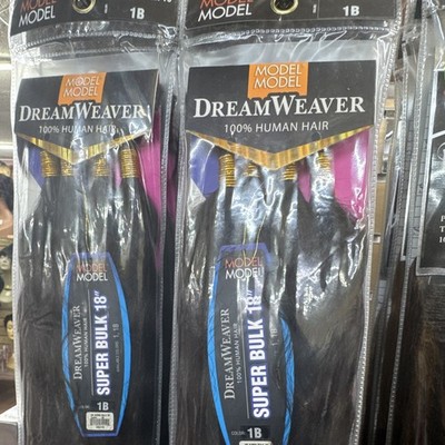 Model Model Dreamweaver 100% Human Hair I-Tip Extension Straight 18in Black