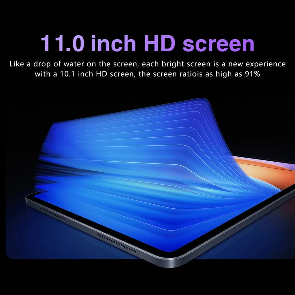 2025 Nuovo Pad 7S Pro Tablet 11 ''Android 14 Tab Dual SIM WIFI HD Schermo regalo - Immagine 3 di 4