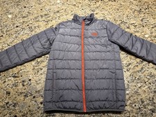 BEAUTIFUL SHAPE The North Face 550 Goose Down Grey Puffer Jacket Youth XL 18-20