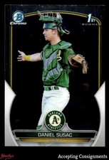 2023 Bowman Chrome Prospects #BCP5 Daniel Susac 1st ROOKIE ATHLETICS