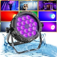 18x15W 6in1 RGBWA UV Waterproof Par Light DMX Outdoor Stage Wash Lighting Xmas