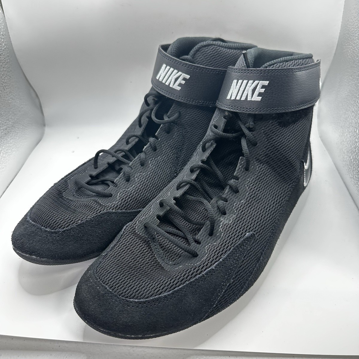 Nike Speedsweep VIII Mens Size 12 Black Wrestling Shoes Boxing MMA HF9132-001 Nike SpeedSweep VIII Wrestling Shoes Black/White-Wolf Grey  main image 4