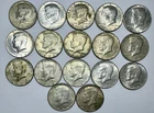1965 - 1966 Kennedy 50c Half Dollars Lot of 17