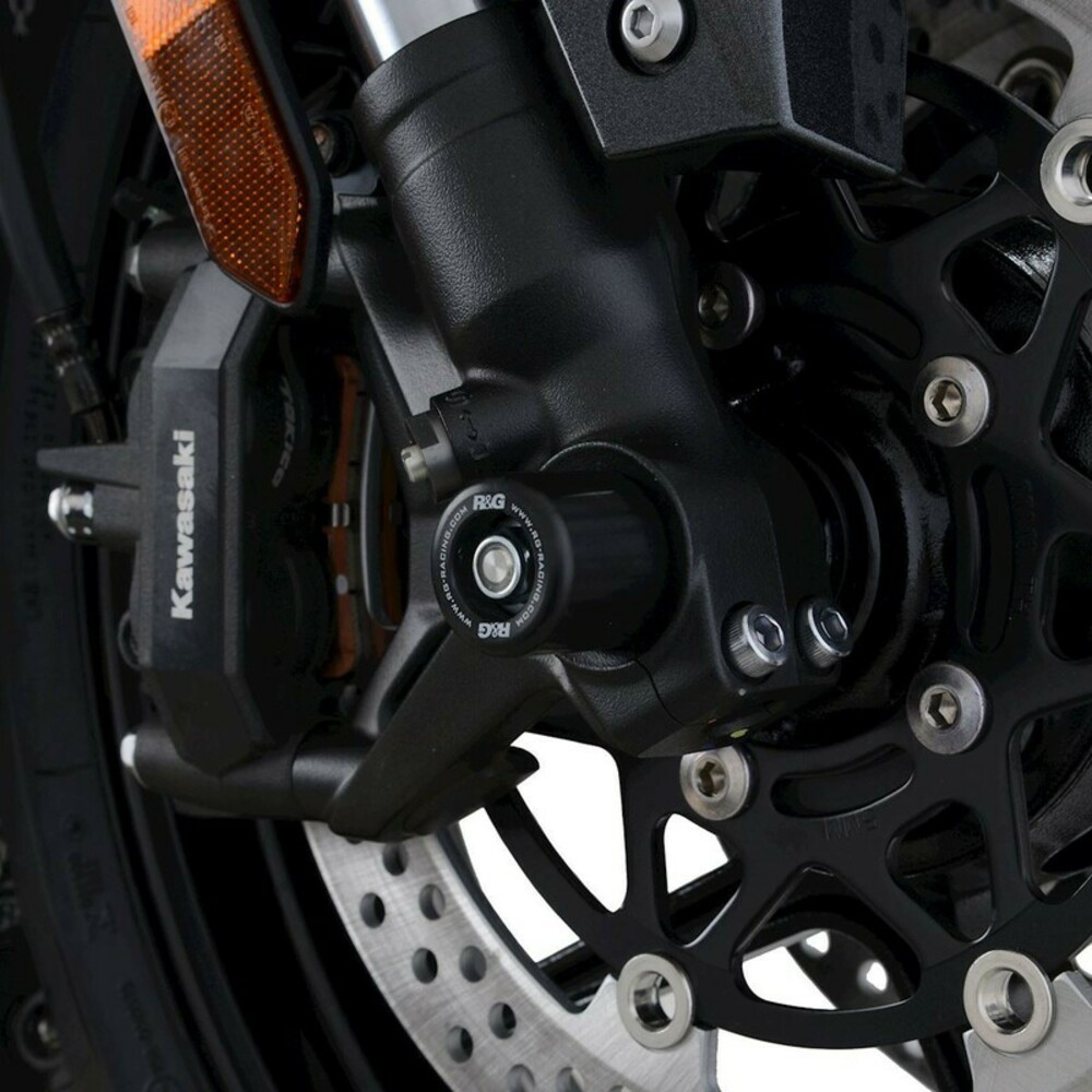 Free Shipping R&G Racing Fork Protectors Black For Motorcycle Parts