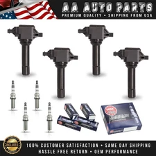 4 Ignition Coil & 4 NGK Iridium Spark Plug for Subaru Impreza XV Crosstrek 2.0L