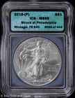 2015-(P) $1 American Silver Eagle ICG MS 69 | Uncirculated UNC BU