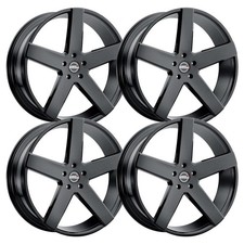 Set-4 Heavy Hitters Hh15 24x10 6x139.76x5.5 15mm Onyx Black Wheels Rims 24