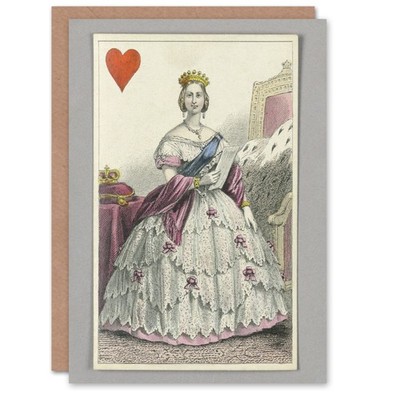E Le Tellier Victoria Herzkönigin Karte Design Kunst Grußkarte