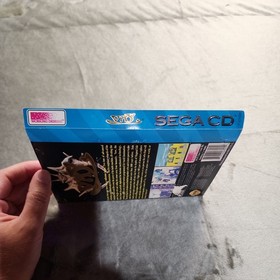 Vay - Sega CD Original Back Art Spine Card & Rear Case Piece Only, READ! 