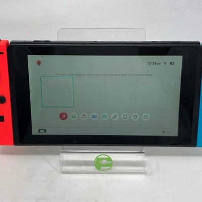 Nintendo Switch v1 Console Gaming System HAC-001 Red/Blue