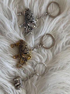 Unique Elephant Keychain | Multiple Size Options | from Nepal | Travel Hippie