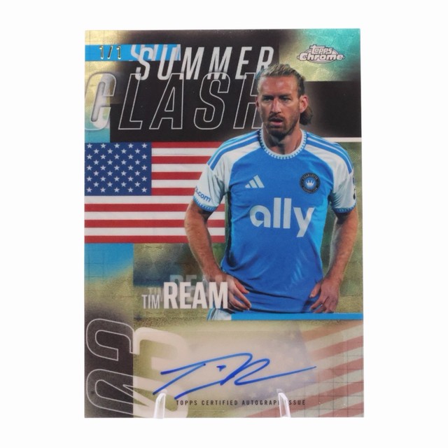 2026 Topps Chrome MLS Tim Ream #SCA-TR Summer Clash Auto SuperFractor 1/1