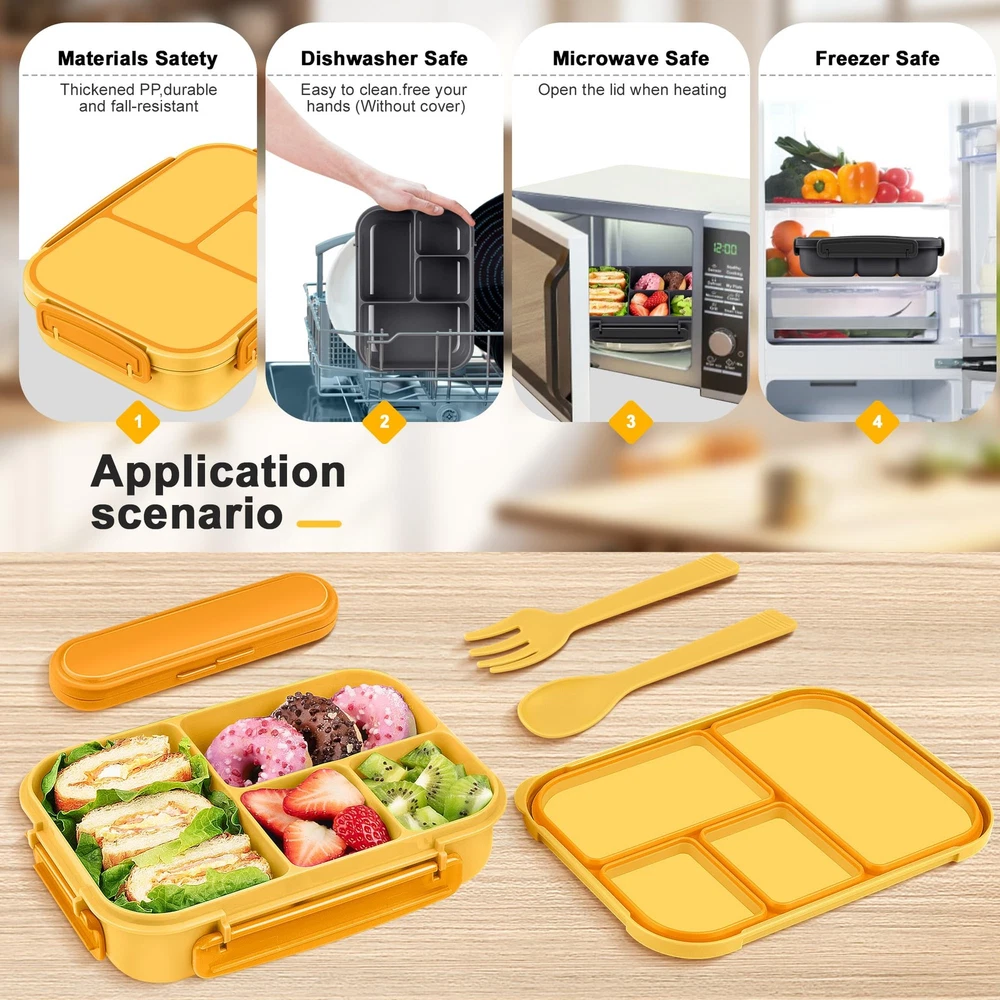 Leakproof Bento Lunch Box for Kids Adults and Toddlers Leakproof Bento Lunch Box for Kids Adults and Toddlers