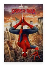 Spider-Man Movie Poster Canvas Print 27x40 Oil Paint Wall Art Marvel Decor