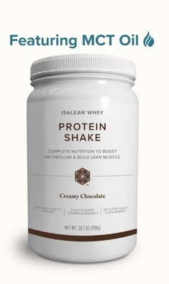 Isagenix Isalean Protein Shake MCT Creamy Chocolate  28.1 Oz Exp 2/27 Shiping 