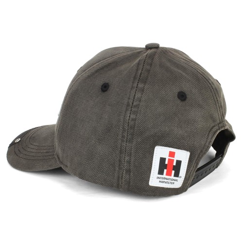 International Harvester McCormick Farmall Gray & Black Hat IH07-2757 - Picture 2 of 3