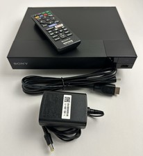 SONY BDP-S1500 Streaming Blu-Ray DVD Player W/ Remote / Adapter HDMI Tested