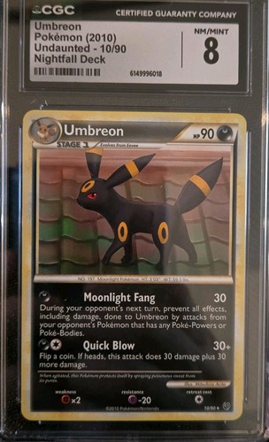 Umbreon graded CGC 8 for sale on eBay