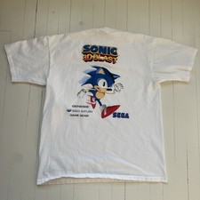 Vintage Sonic The Hedgehog 3d Blast Sega Tee, Size XL, Single Stitch, 22.5x29