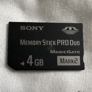 Sony Mark2 Memory Stick PRO Duo 4GB MagicGate Class 2 Card MS-MT4G