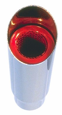 Hedman Hedders 17120 Single Resonator Hot Tips Exhaust Tip 2'' System 2-1/4'' Out