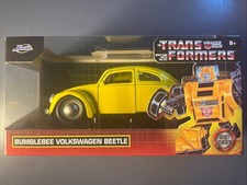 Jada TRANSFORMERS BUMBLEBEE VW BETTLE 40th Year Anniversary 1:32 Brand New NICE
