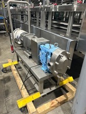 SPX/Waukesha 060 Positive Displacement Pump w/10 HP Motor on casters