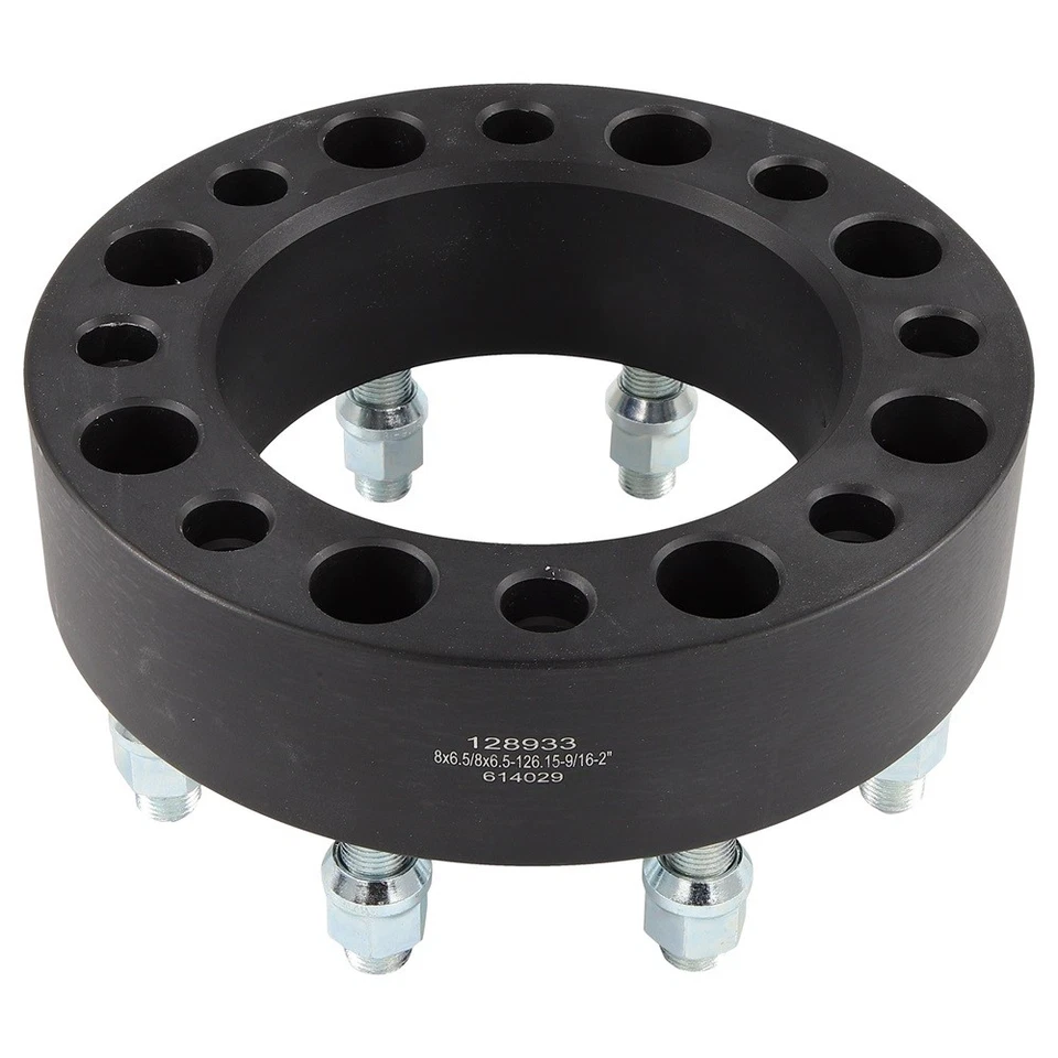 2 Pcs 2" or 51mm 8x6.5 Wheel Spacers 9/16"x18 For Ford E-250 Econoline 1992-2002 Foto 2 de 4