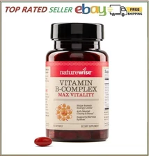 Vitamin B Complex for Women and Men - with Folic Acid Biotin B1 B2 B3 B6 B12 - S