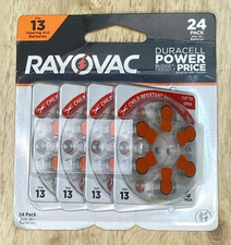 Rayovac Hearing Aid Batteries-24 Pack Size 13-Expiration Date Nov 2028