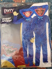 Poppy Playtime Long Arms Huggy Wuggy Kids Costume XL 14/16 Halloween NEW