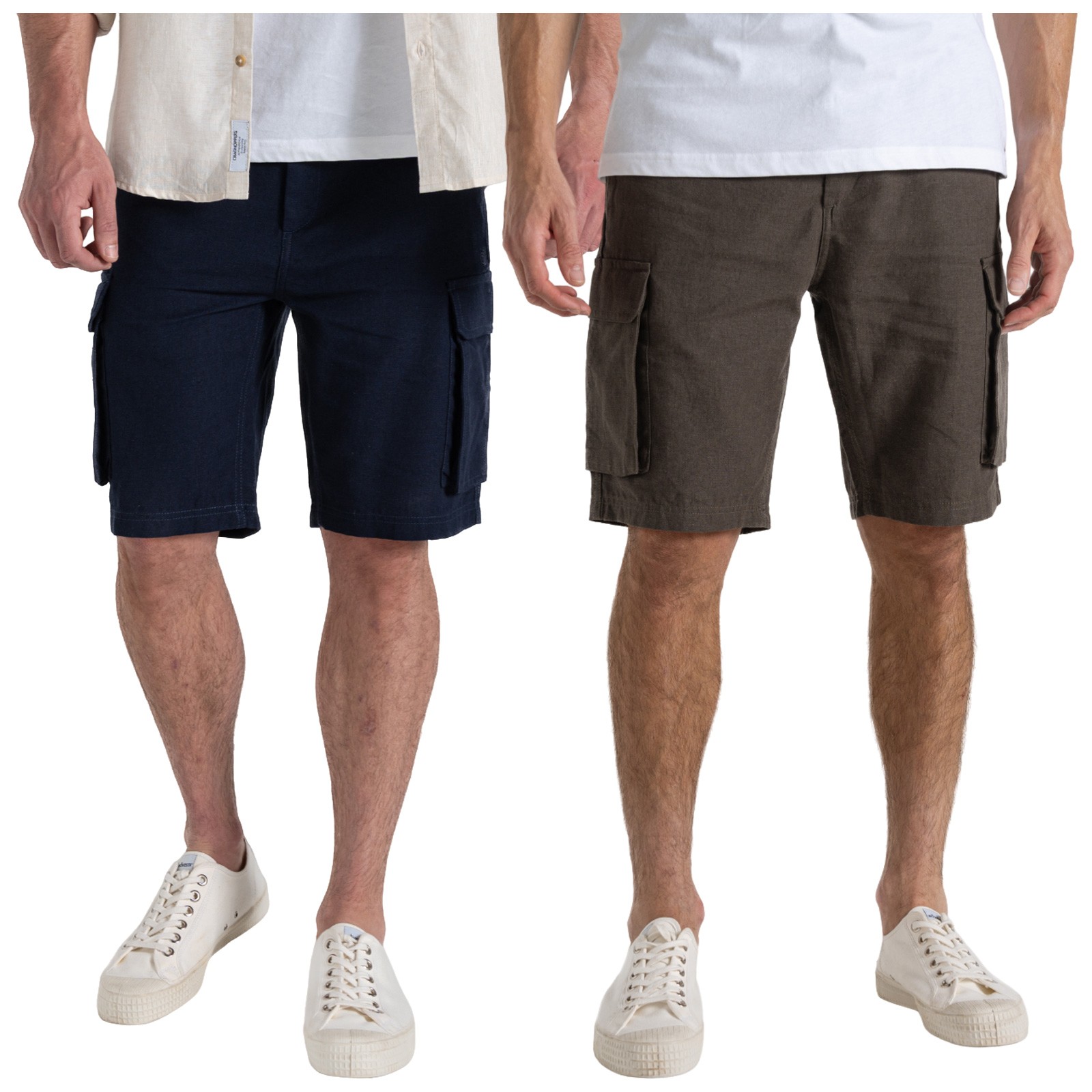 Craghoppers Hombre Pantalones Cortos Howle Combate Senderismo Ligero de Verano