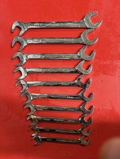Snap-on Tools VSM 10 piece Metric 4 Way Angle Open End Wrench Set 10mm-19mm
