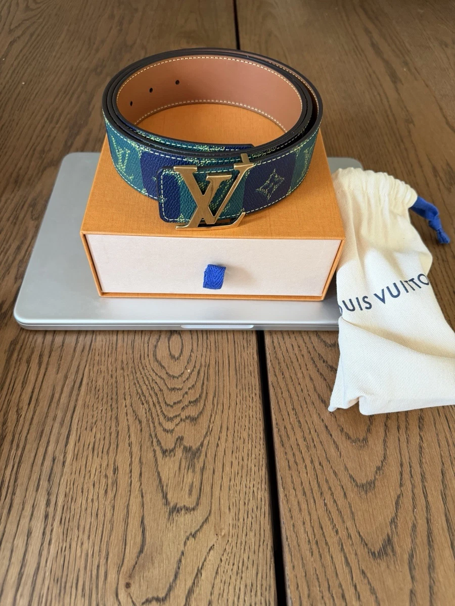 Louis Vuitton Blue Belts for Men for sale | eBay