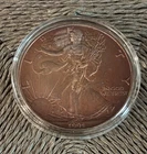 ONE ( 1 ) 1oz .999 Fine Silver Eagle | 1991 | toning /patina - Stacker Bullion