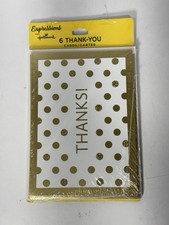 Hallmark Expressions Thank You Cards with Envelopes 6 Pack