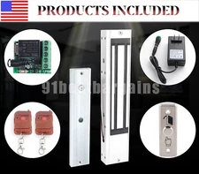 Access Control Electric Magnetic Door Lock Kit 600LB 280KG Holding Force 
