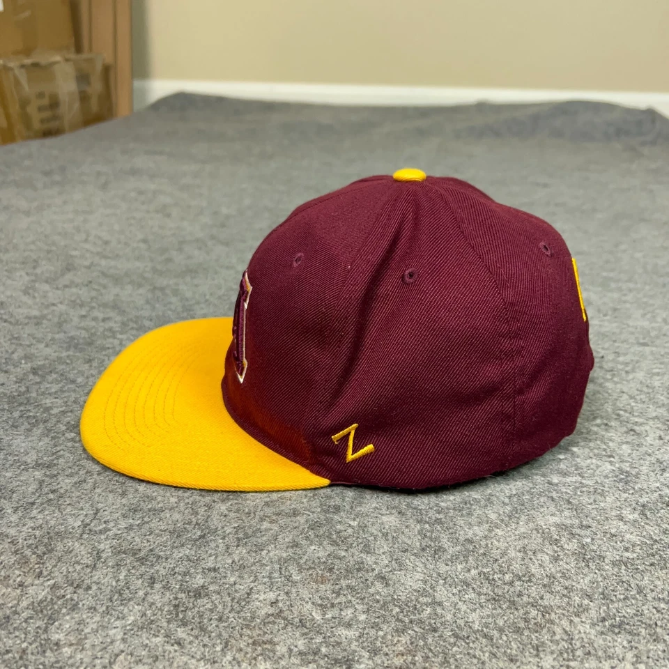 Minnesota Gophers Hombres Gorra Gorra Snapback Granate Dorado NCAA Fútbol Deportes Logo A5 Foto 4 de 4