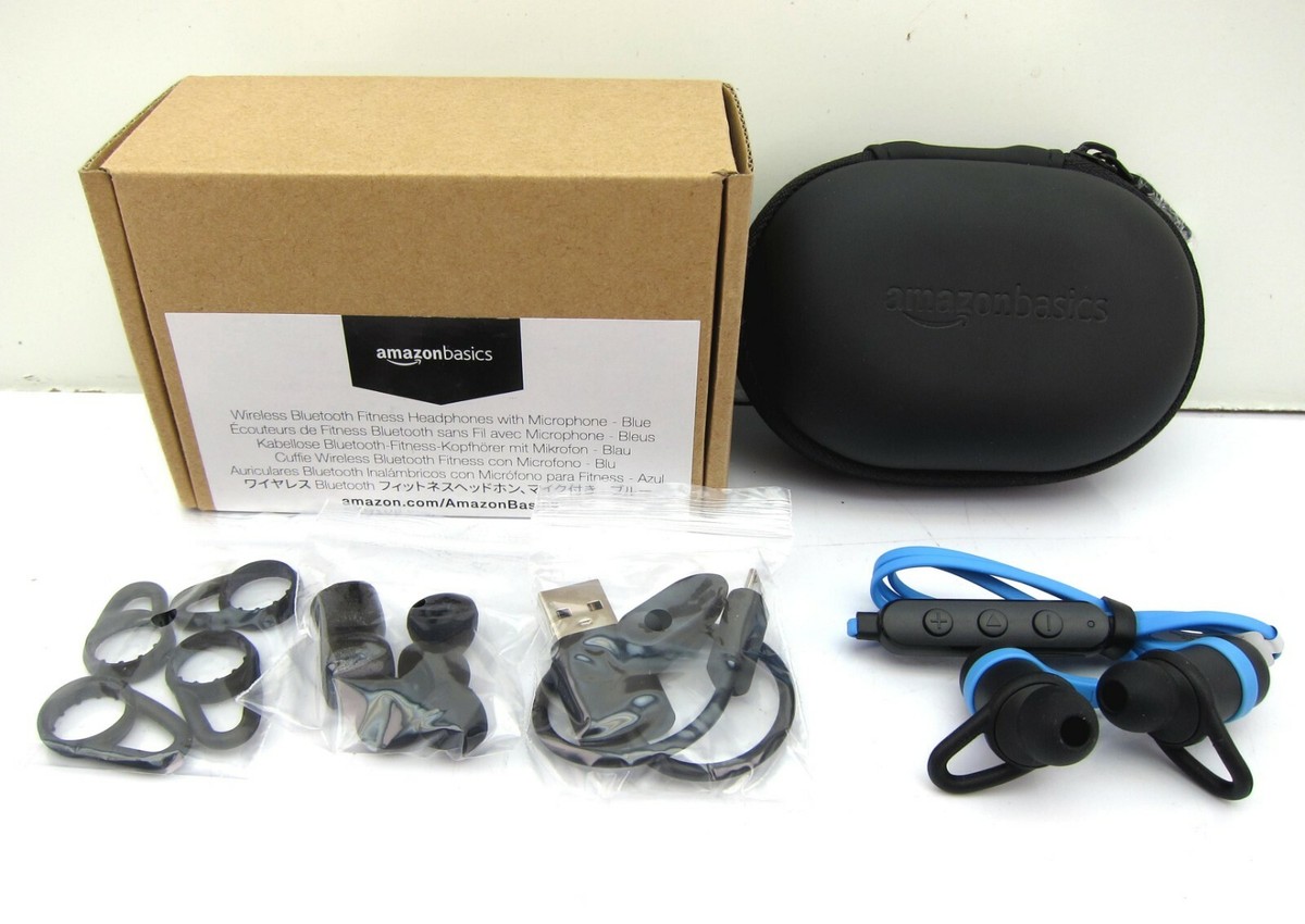 NEW Amazon Basics Wireless Bluetooth Fitness Headphones Earbuds