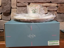 LENOX Holiday Dimension 3 piece Place Setting Has 24K Gold  NEW IN ORIGINAL BOX!