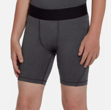 Boys' DSG Compression Shorts Size Small Dark Heather Grey NEW