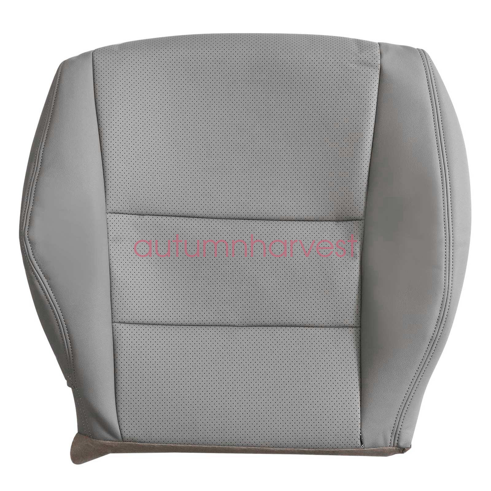 For Acura RDX 2007-2012 Perforated Leather Seat Cover Both Side Bottom GRAY