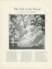 11040.Decor Poster..Vintage Interior wall design.Call of Swing Victorian poem