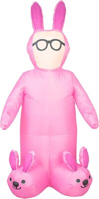 Costume Agent Inflatable Indoor & Outdoor Halloween Decoration - 6 ft Bunny