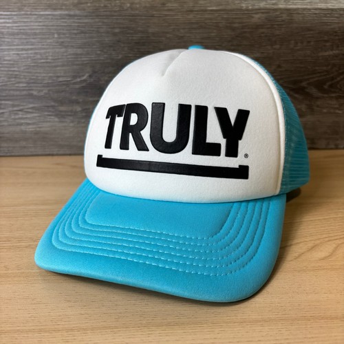 Truly Hat Cap Snapback Blue Trucker Seltzers Mesh Back Adjustable - Picture 3 of 9