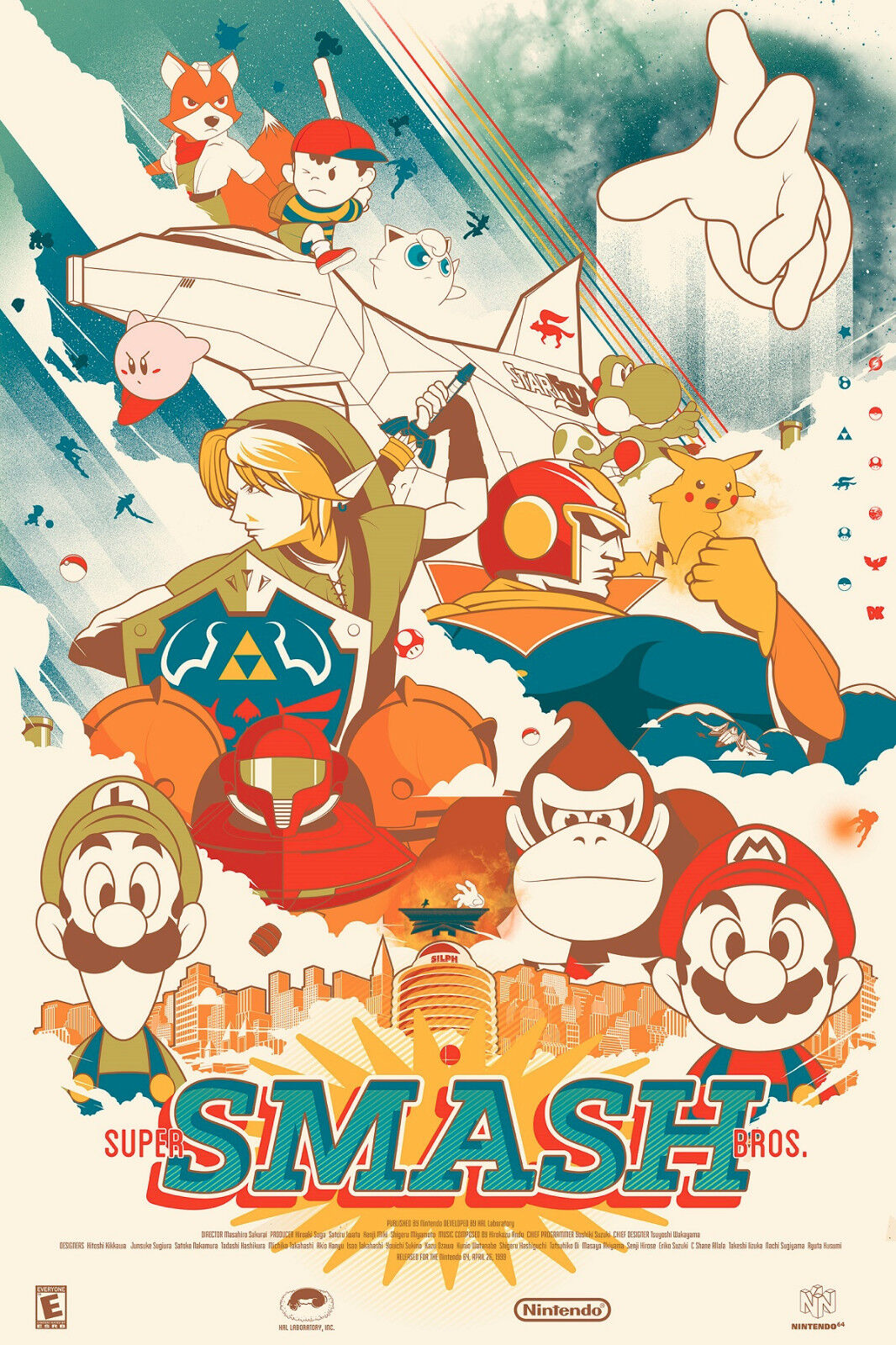 Super Mario Fan Poster Imagines a Super Smash Bros. Sequel