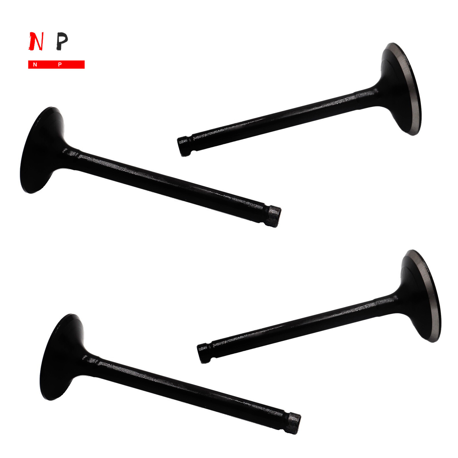 2x Exhaust Valve & 2x Intake Valve 4X7-12121-00 For Yamaha XV 750 700 Virago USA