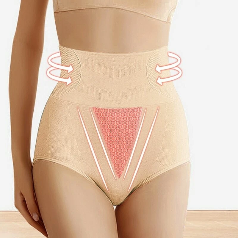 2/3pcs Shapers Women High Waist Body Shapewear Underwear Tummy Control Panties - Image 4 of 4