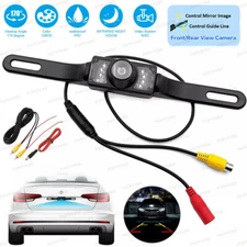 New Car Rear View Backup Parking Reverse Camera Back HD Vision Waterproof 7 LED
